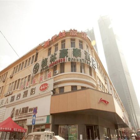 Greentree Inn Liaoning Dalian Railway Station South Shengli Square Express Hotel Eksteriør billede