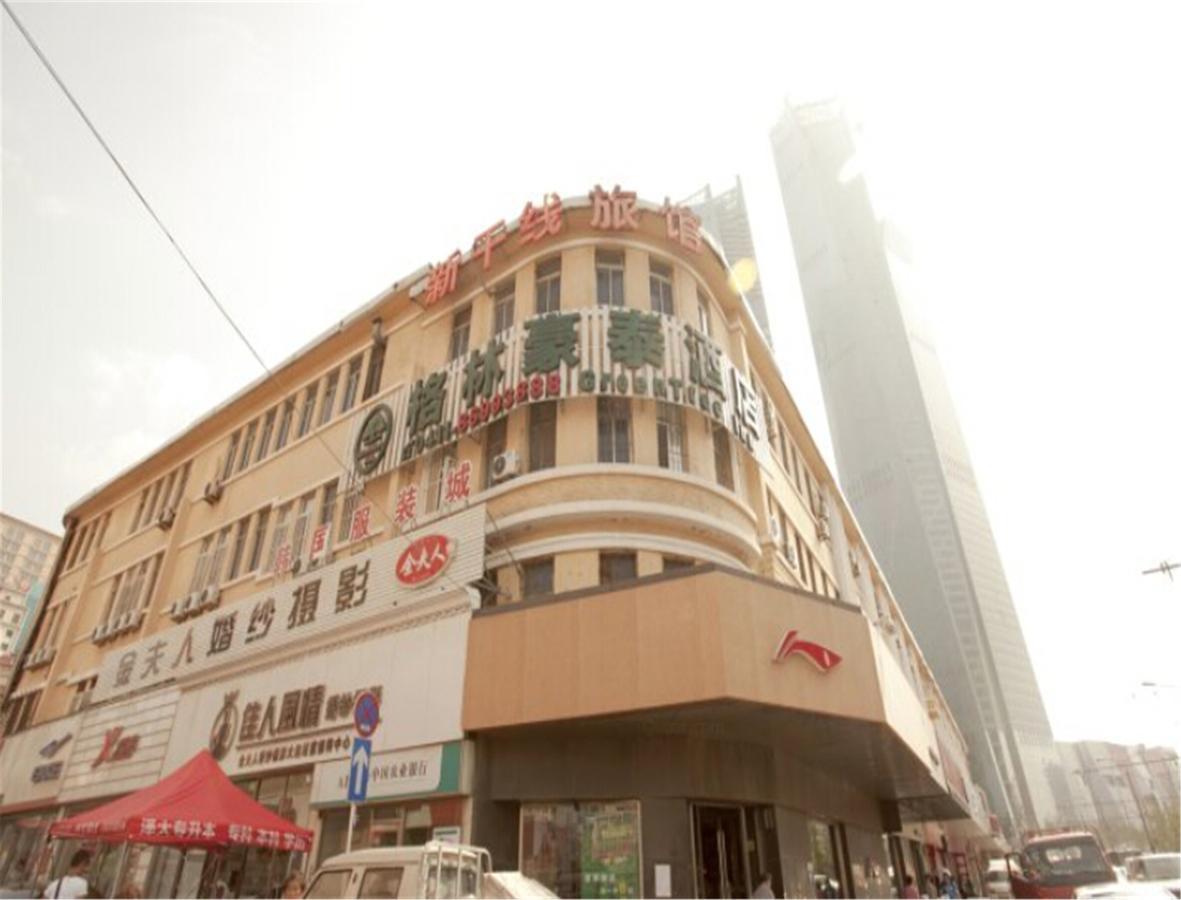 Greentree Inn Liaoning Dalian Railway Station South Shengli Square Express Hotel Eksteriør billede